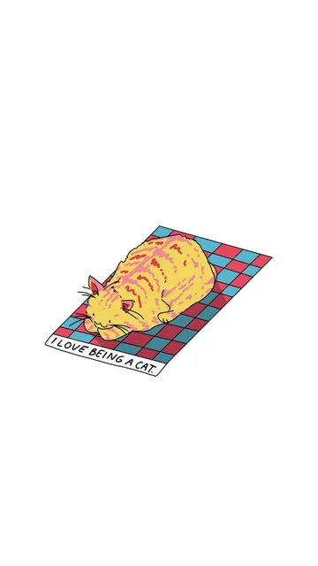 猫咪插画壁纸