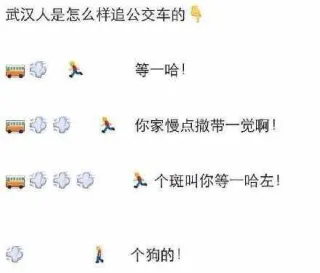 武汉人是是这样追公交的