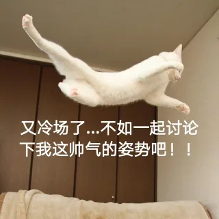 又冷场了…不如一起讨论下我这帅气的姿势吧!!
