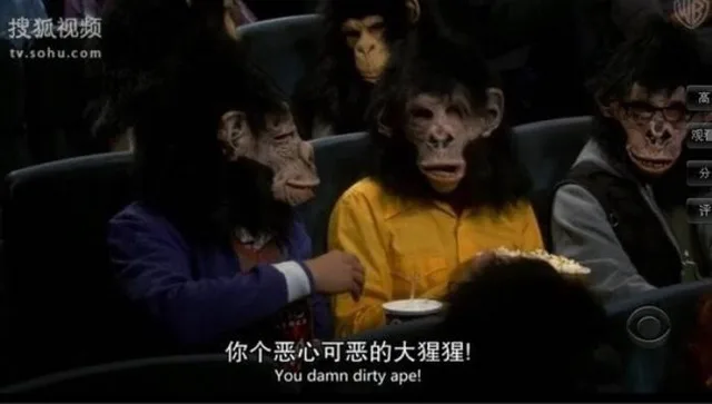 你个恶心可恶的大猩猩