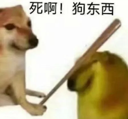 死啊 狗东西