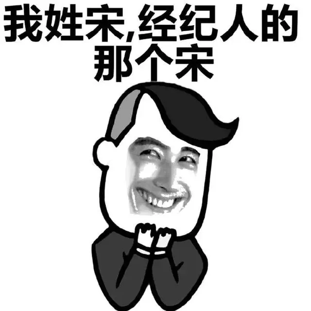 我姓宋，经纪人的那个宋