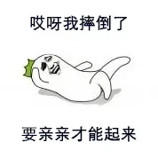 哎呀我摔倒了_罗罗布_装逼_好玩表情包