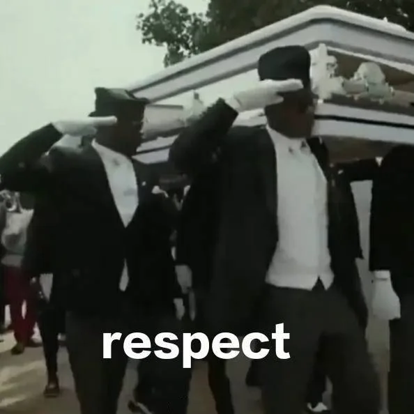 respect 黑人抬棺表情包（respect 黑人抬棺表情包）