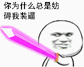 你为什么总是碍我装逼