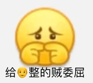 给爷整的贼委屈
