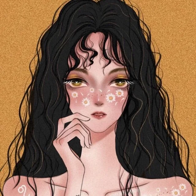 长发女生头像2