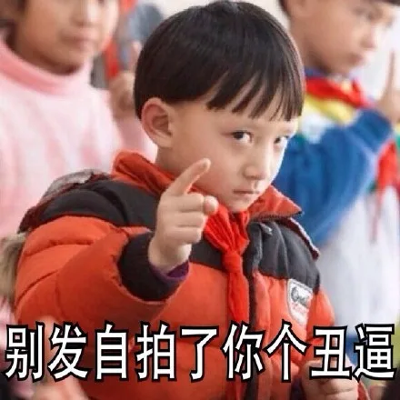 别发自拍了你个丑逼