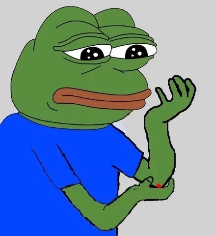 sad frog 手受伤了