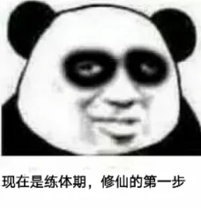 熊猫头修仙表情包_熬夜_黑眼圈表情包