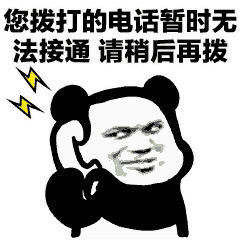 您拨打的电话暂时无法接通 请稍后再拨