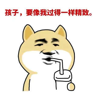 孩子，要想我过得一样精致