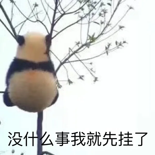 没什么事我就先挂了