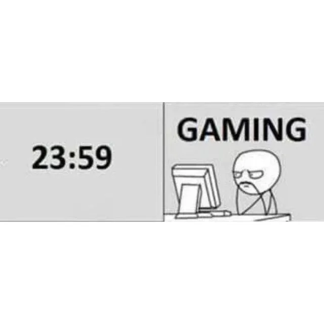 23：59玩游戏的我
