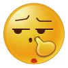 大号黄脸抠鼻表情