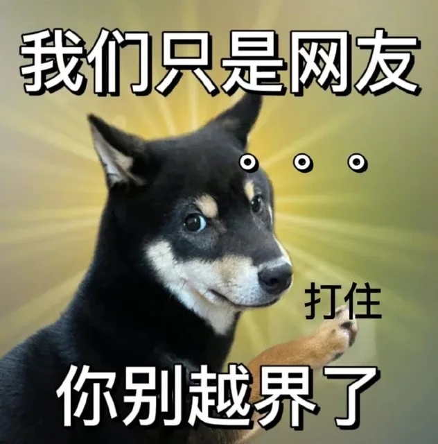 我们只是网友打住你别越界了（我们只是网友打住你别越界了）