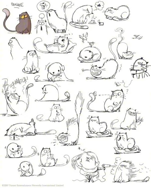 手绘猫咪（手绘猫咪）