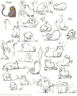 手绘猫咪