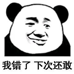 我错了下次还敢