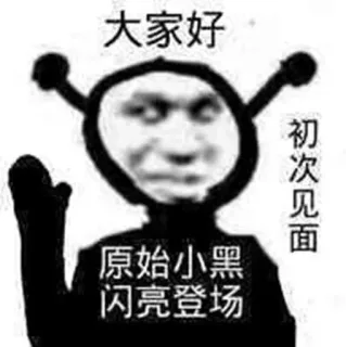 小黑和他的好朋友们沙雕表情包