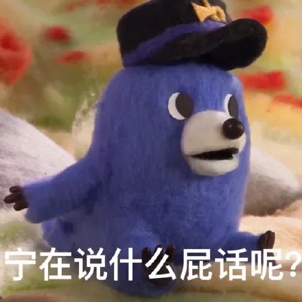 宁在说什么屁话呢?(MOGU表情包)