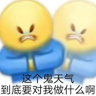 这个鬼天气到底要对我做什么啊