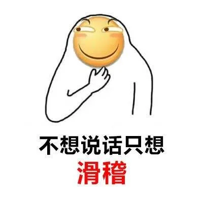 不想说话只想滑稽