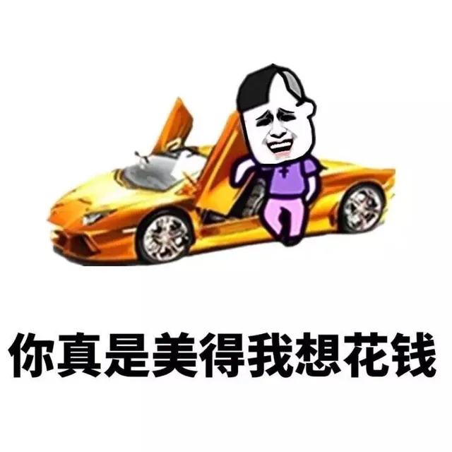 你真是美得我想花钱