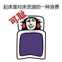 起床是对床资源的一种浪费