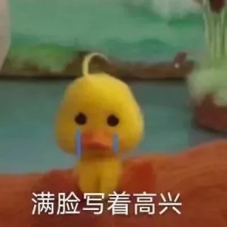 满脸写着高兴