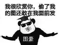 我很欣赏你，偷了我的图还敢在我面前发