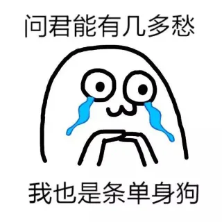 问君能有几多愁，我也是是条单身狗