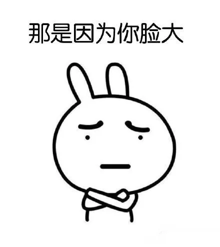 那是因为你脸大（那是因为你脸大）