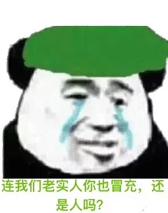 连我们老实人你也冒充，还是人吗？（连我们老实人你也冒充，还是人吗？）