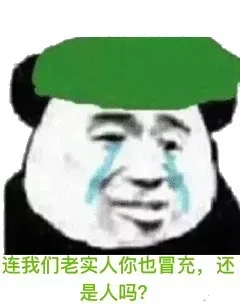 连我们老实人你也冒充，还是人吗？