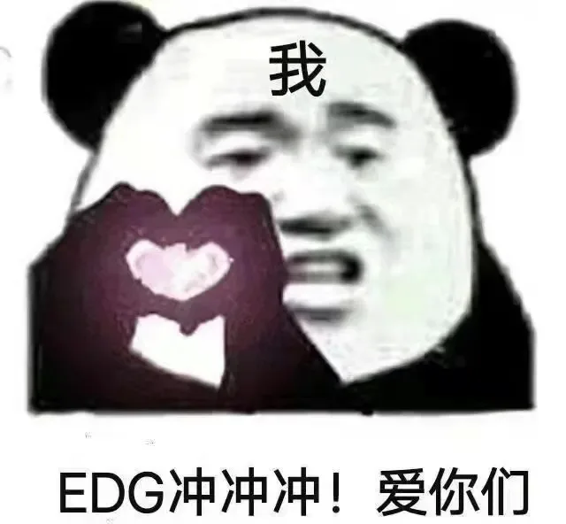 我EDG冲冲冲!爱你们