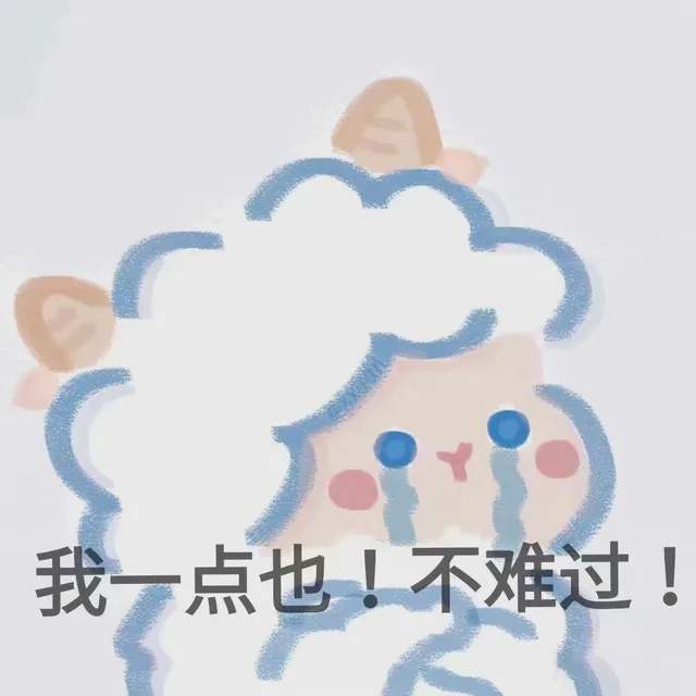 我一点也!不难过!