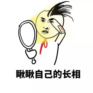 瞅瞅自己的长相