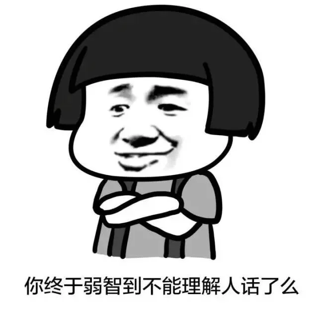 你终于弱智到不能理解人话了么（你终于弱智到不能理解人话了么）