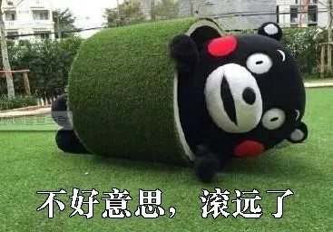 不好意思，滚远了