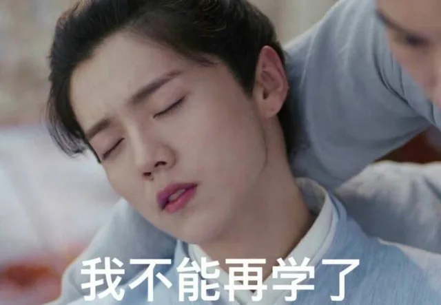 我不能再学了