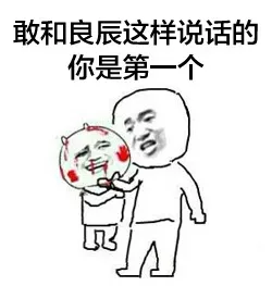 敢和良辰这样说话的你是第一个