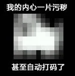 我的内心一片污秽，甚至自动打码了