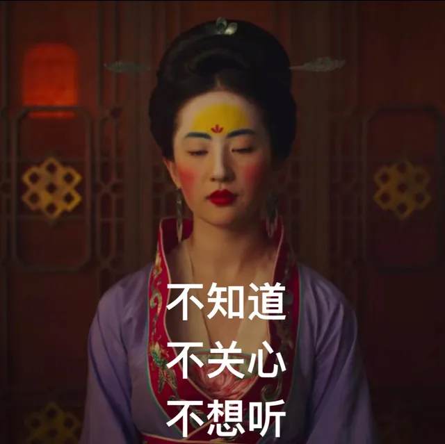 不知道 不关心 不想听