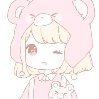 萌系女生头像