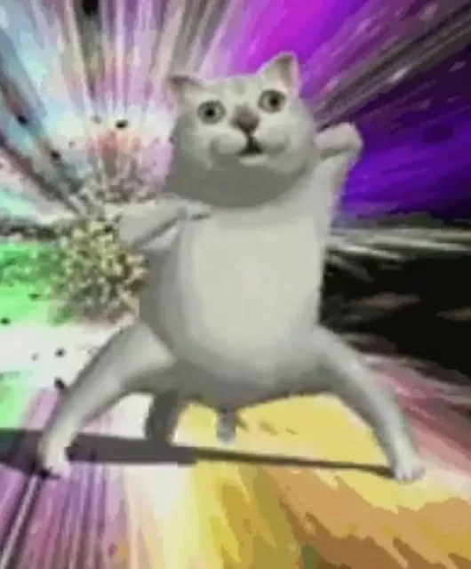 憨憨猫跳舞 GIF