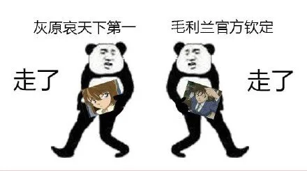 灰原哀天下第一；毛利兰官方钦定。走了
