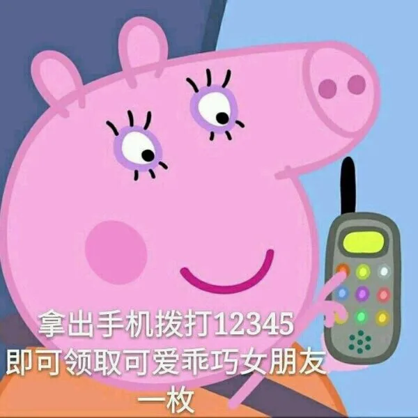 拿出手机拔打12345，即可领取可爱乖巧女朋友一枚