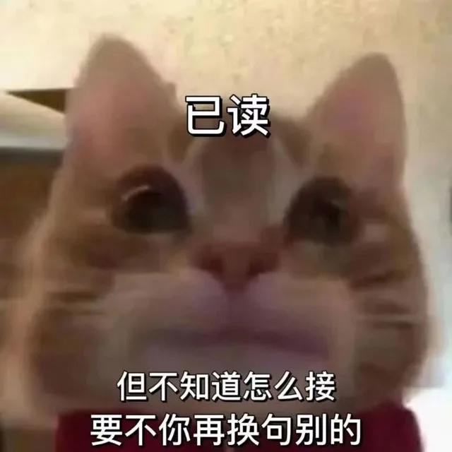 已读但不知道怎么接要不你再换句别的（已读但不知道怎么接要不你再换句别的）