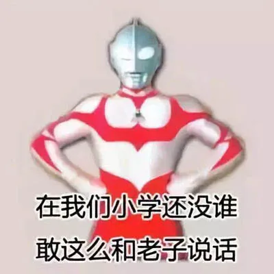 在我们小学还没谁敢这么和老子说话